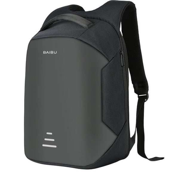 NEW Men 15.6 Laptop Backpack Anti Theft Backpack Usb Charging Women School Notebook Bag Oxford Waterproof Travel Backpack,Black no logo