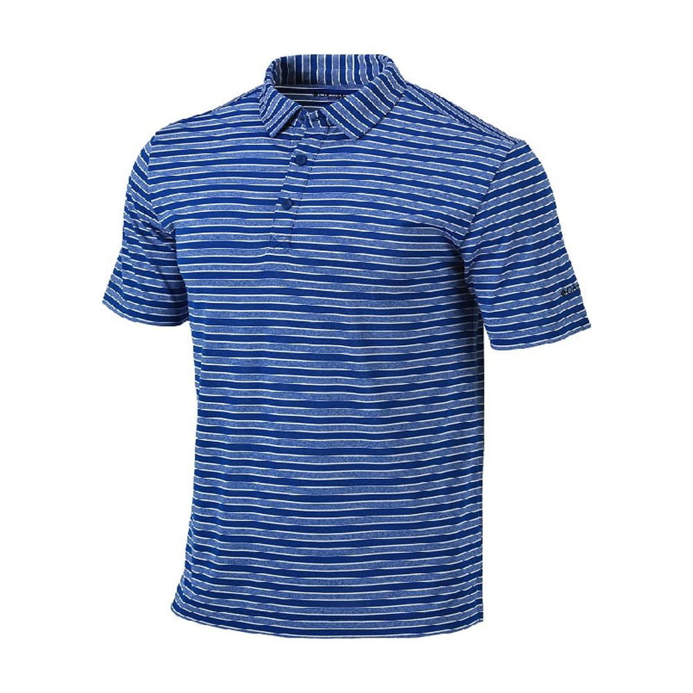 NEW Men s 2020 Columbia Golf Omni Wick Polo Shirt Members Azul XL Walmart