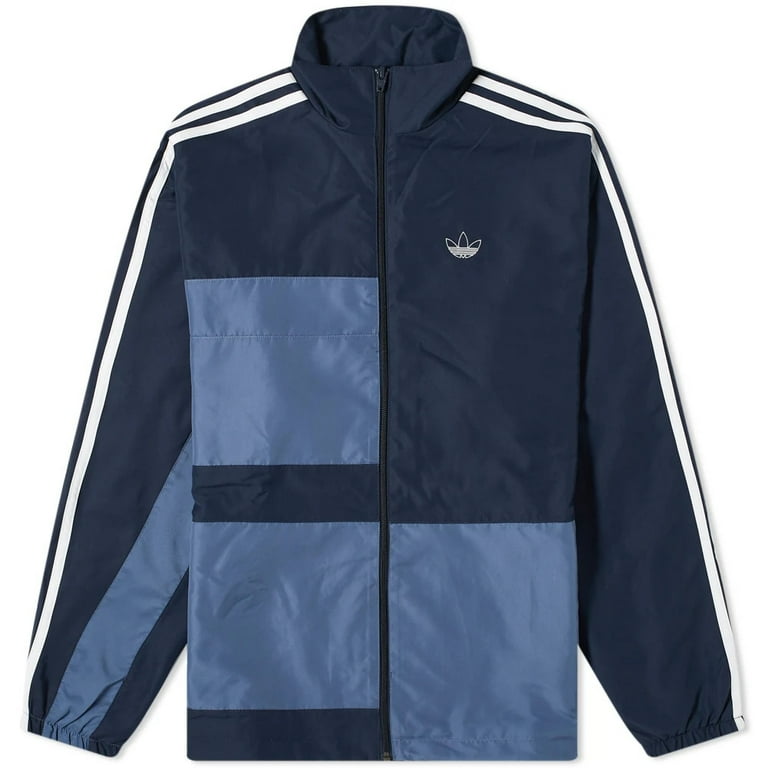 Adidas Originals Men s Asymmetrical Track Jacket Size XL Blue