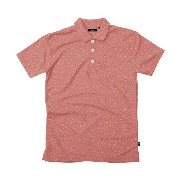 NEW Men's Breezy Bobby Bagels Polo Red Large
