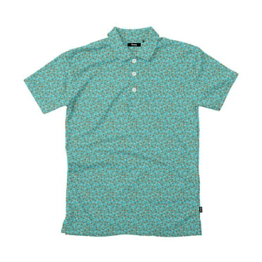 NEW Men's Breezy Joey Juice Polo Blue Large