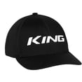thumbnail image 1 of NEW Men's Cobra KING Pro Fitted Flex Fit Golf Hat Cap Black White Small/Medium, 1 of 2