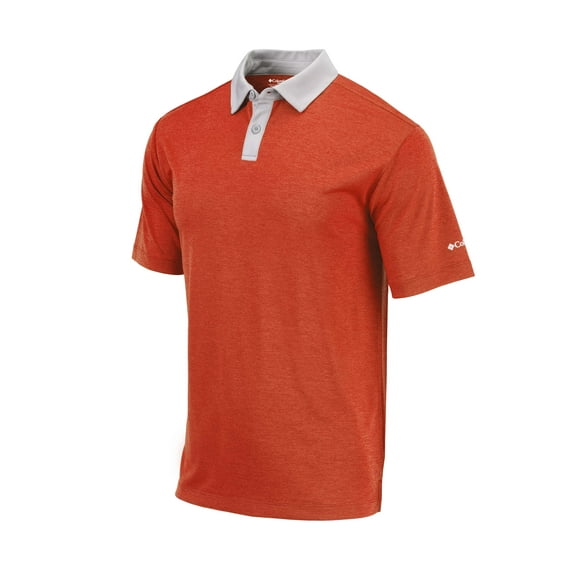 NEW Men's Columbia Golf Omni Wick Range Polo Shirt State Orange Small