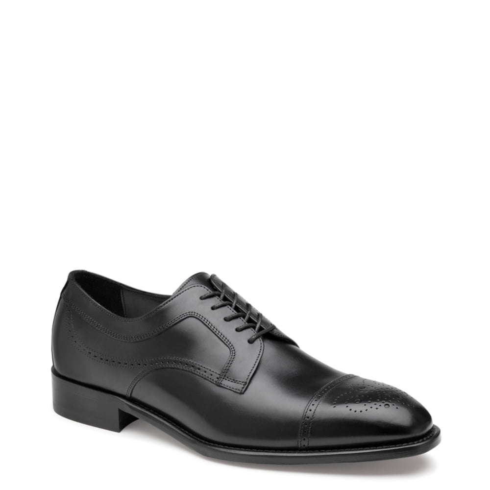Johnston Murphy Black Shoes Johnston & Murphy Lewis Cap Toe Oxford  Men's Dress  Shoe, Black Full Grain Leather, Memory Foam, 11.5 Bradley And Weston Mens  Shoes