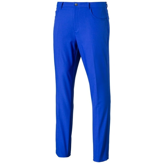 NEW Men's Puma 2019 Jackpot 5 Pocket Golf Pants Dazzling Blue 38 X 34
