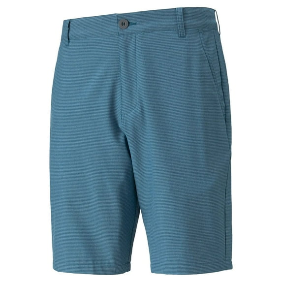 NEW Men's Puma 2021 101 Stripe Golf Shorts Blue Coral 28