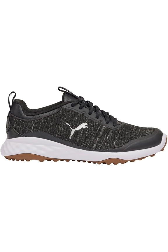 NEW Puma Men's Fusion Pro Golf Shoes Black/Silver Size 11.5XW