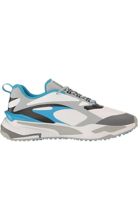 NEW Puma Men's GS Fast Spikeless Golf Shoes Grey/Blue Size 11.5 M
