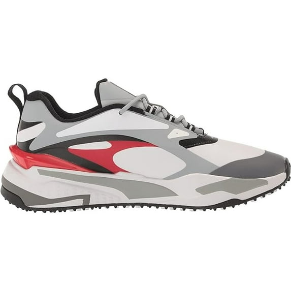 NEW Puma Men's GS Fast Spikeless Golf Shoes White/Grey/Red Size 14 M
