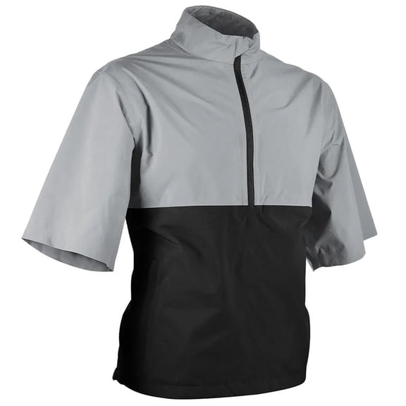 NEW Men's Sun Mountain Monsoon Golf Rain Jacket Waterproof Platinum/Black Medium