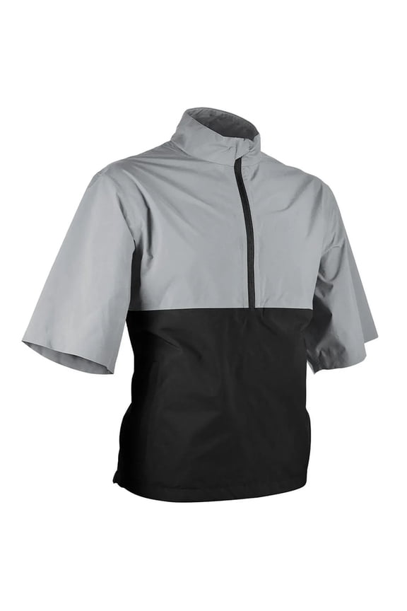 NEW Men's Sun Mountain Monsoon Golf Rain Jacket Waterproof Platinum/Black Small
