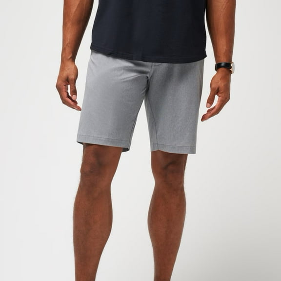 NEW Men's Travis Mathew Beck Golf Short Light Grey 34
