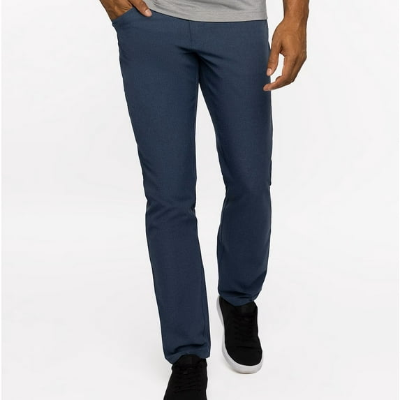 NEW Men's Travis Mathew Open to Close Golf Pant Heather Navy 32 X 32
