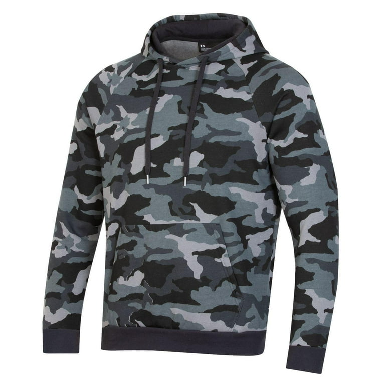 NEW Men's Under Armour Camo All Day Fleece Golf Hoodie Black XL
