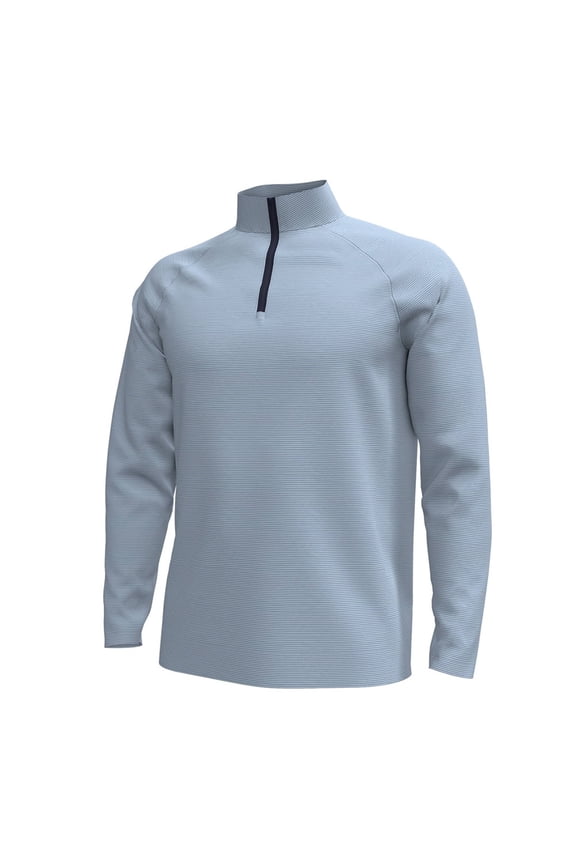 NEW Men's Under Armour Golf Fusion Ottoman 1/4 Zip Blue Calm 3XL