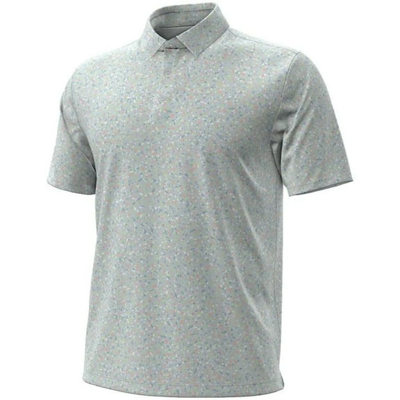 NEW Men's Under Armour Golf Playoff 3.0 Microfield Polo Halo Grey Small