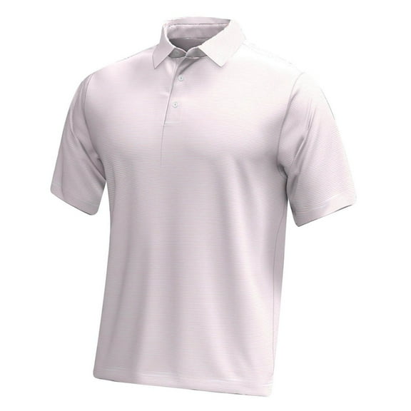 NEW Men's Under Armour Golf T2 Green Striped Polo Flare Orange Medium