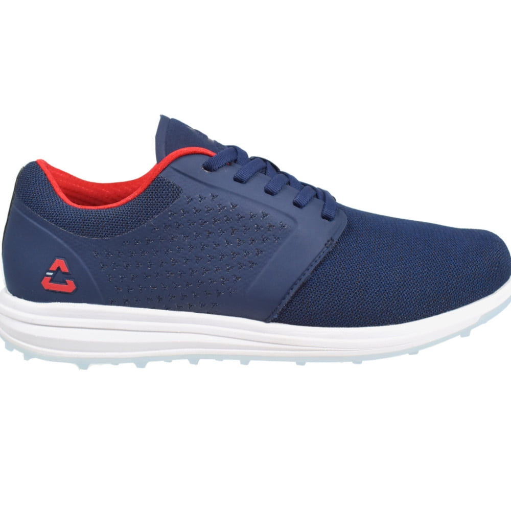 NEW Mens Cuater by Travis Mathew The Moneymaker Golf Shoes Navy Red 10.5M Walmart Business Supplies