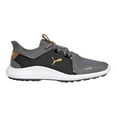 thumbnail image 1 of NEW Mens Puma Ignite Fasten8 Laced Golf Shoes Quiet Shade/Gold/Black Sz 12W, 1 of 2