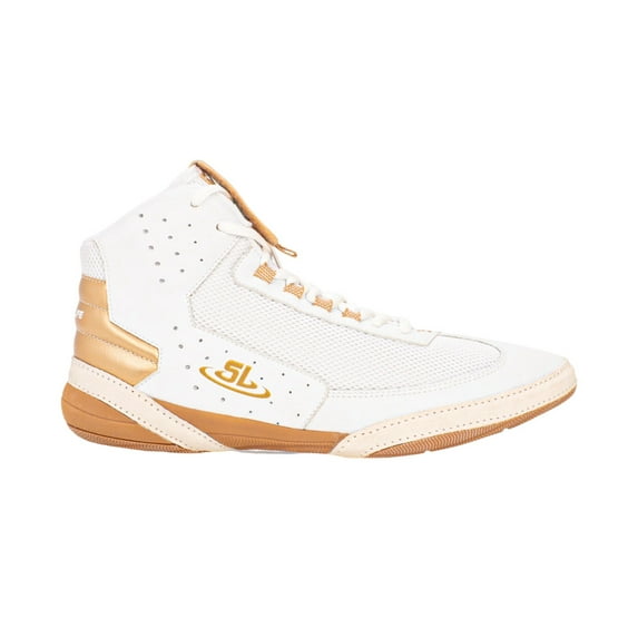 NEW Mens ScrapLife Ascend One Wrestling Shoes Bo Nickal White / Gold Sz 11.5 M