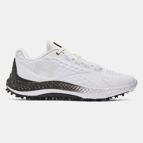 NEW Mens Under Armour Curry 1 Golf Shoes White/Black Size 9.5M
