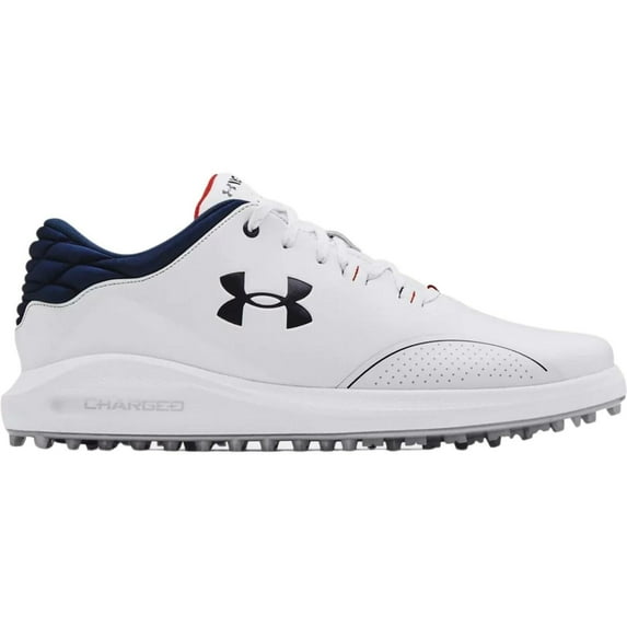 NEW Mens Under Armour Draw Sport SL Golf Shoes White / Academy Size 11 M