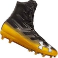 thumbnail image 1 of NEW Mens Under Armour Highlight MC Football/Lacrosse Cleats Black/Gold 8 M, 1 of 1