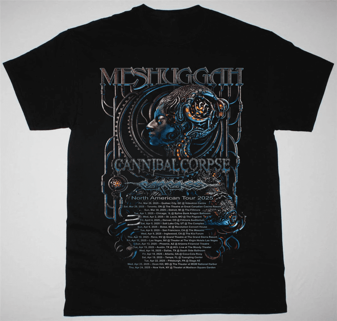 T-shirt Meshuggah Destroy Erase Improve - Noir - Taille Unique - Coton - Neuf Avec étiquettes