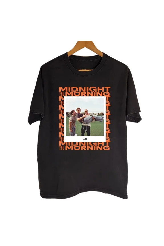 NEW! Midnight Til Morning Black T-shirt Full size S-5XL CM373