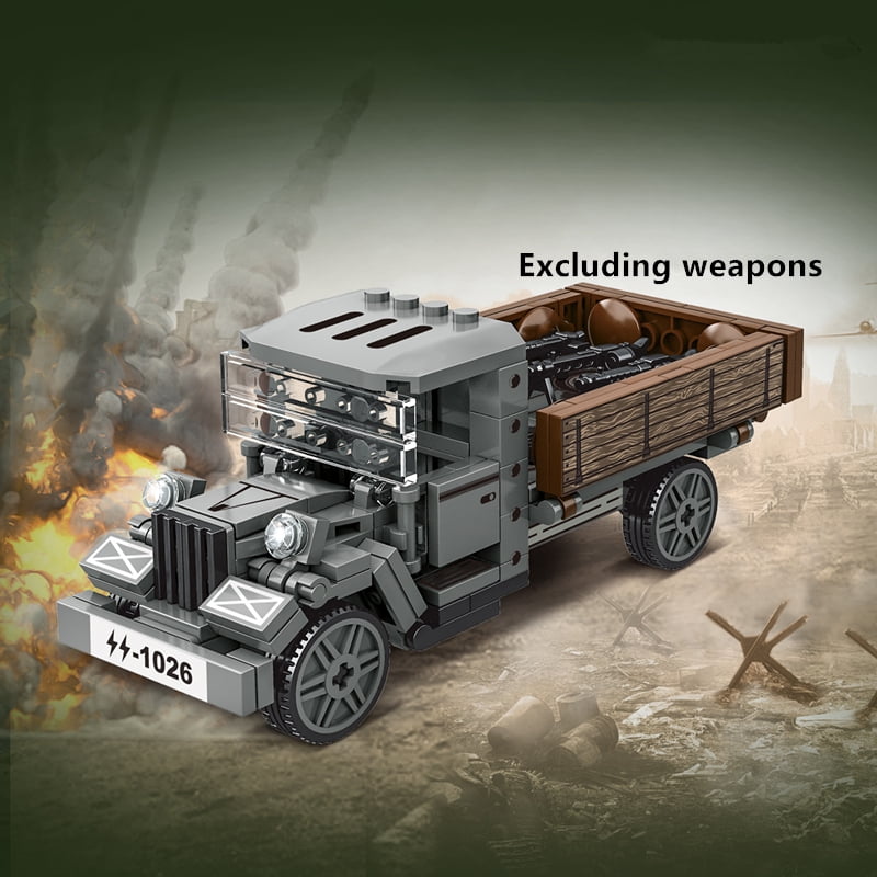 NEW Militarys Trucks Camouflage Commando Armored Car Antiaircraft Gun ...