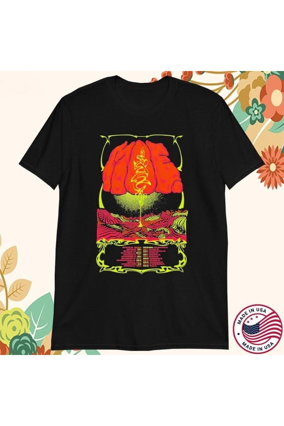 NEW Moe The Band Tour Feb & Mar 2025 Tour Cotton Black S-5XL T Shirt TT663