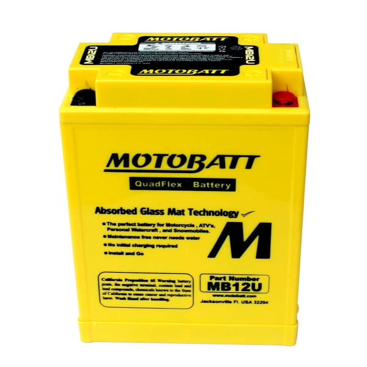 MotoBatt AGM Battery Compatible with BMW F650 F650CS F650GS F650ST G650GS Motorcycles