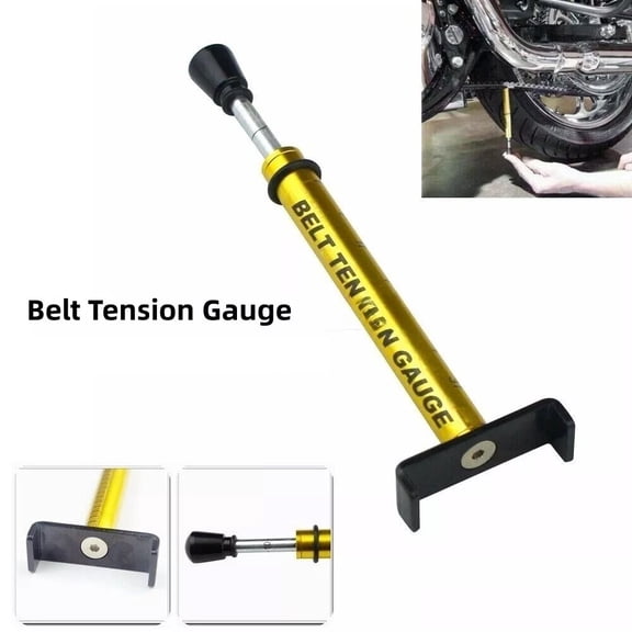 NEW Motorcycle Secondary Drove Belt Adjustable 10 Pound Belt Tension Gauge Tool