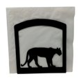 thumbnail image 1 of Napkin Holder with Metal Body and Mountain Lion Design, Black, 1 of 2