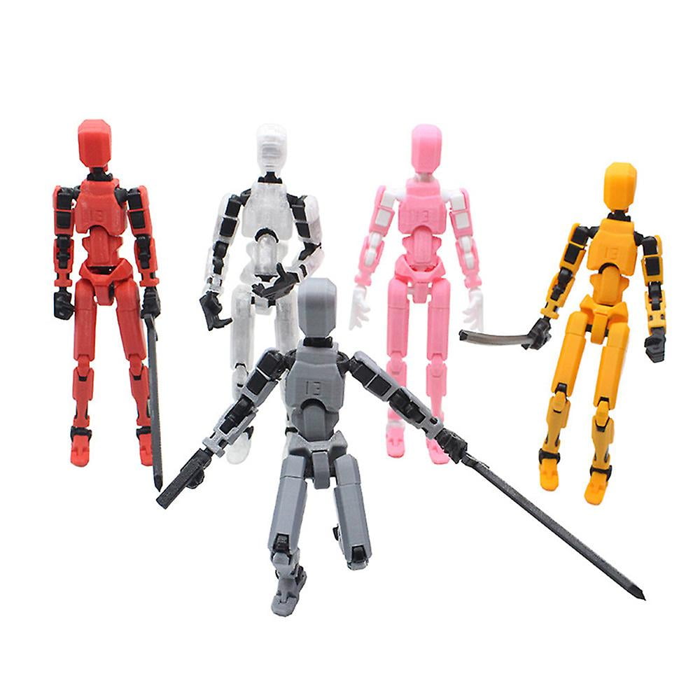 NEW Multi Joint Movable Model 3D Printed Mechanical Robot Figures for