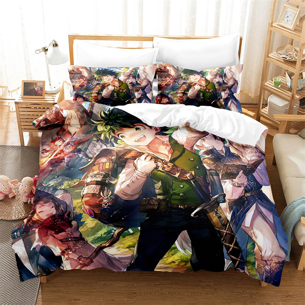 NEW My Hero Academia Bedding Bed Set Twin Full Queen King Size Deku