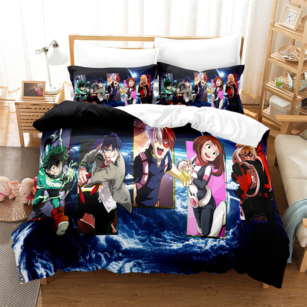 NEW My Hero Academia Bedding Bed Set Twin Full Queen King Size Deku