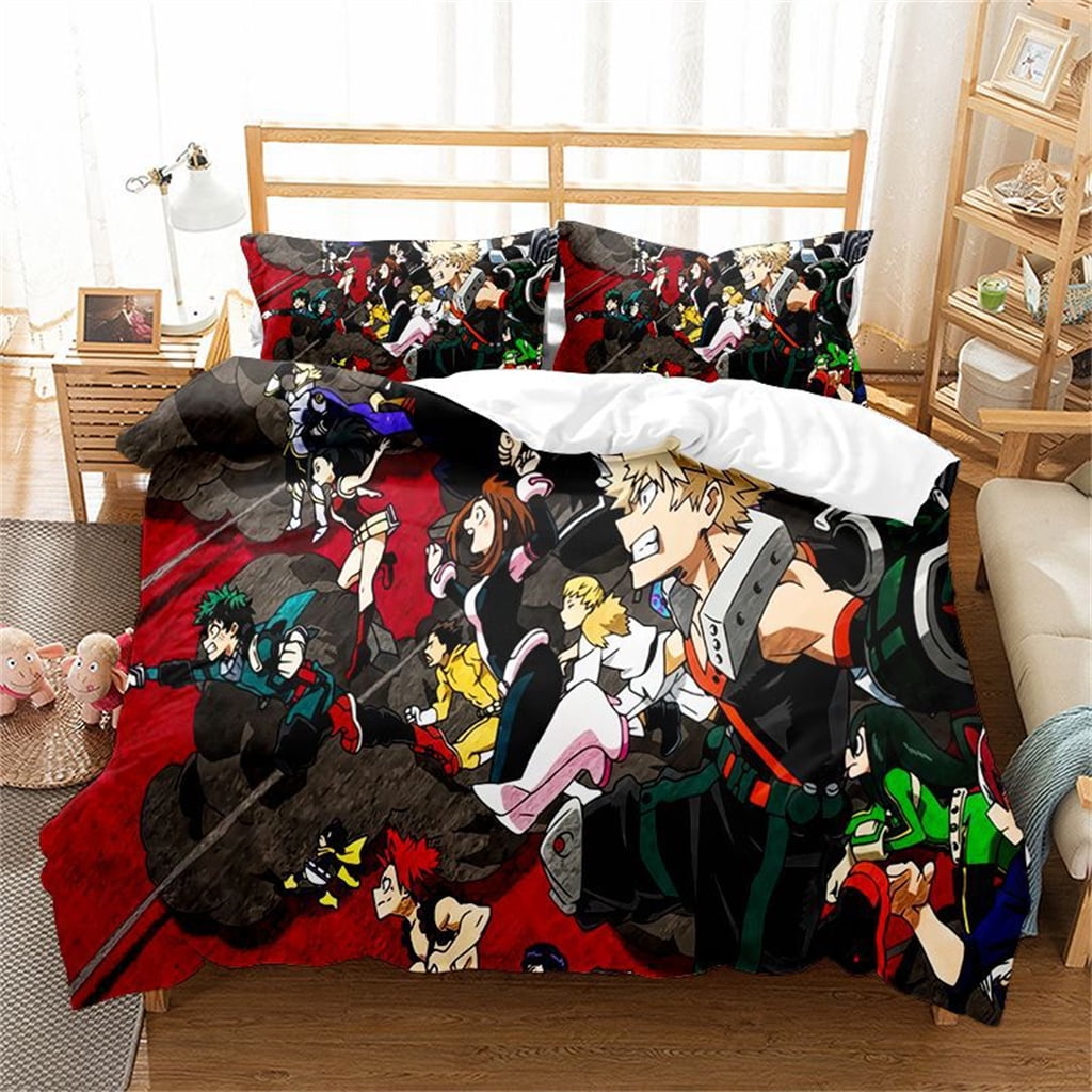NEW My Hero Academia Bedding Bed Set Twin Full Queen King Size with 2