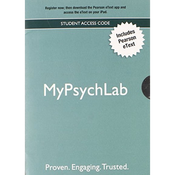 NEW MyLab Psychology with Pearson eText -- Valuepack Access Card, 9780205206513, Paperback, 1