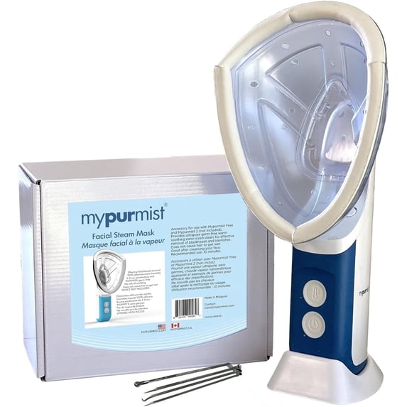 Mypurmist Free Cordless Ultrapure Facial Steamer and Personal Steam Inhaler, Vaporizer & Humidifier (Cordless)