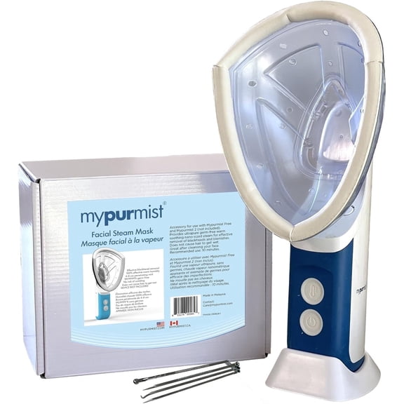Mypurmist Free Cordless Ultrapure Facial Steamer and Personal Steam Inhaler, Vaporizer & Humidifier (Cordless)