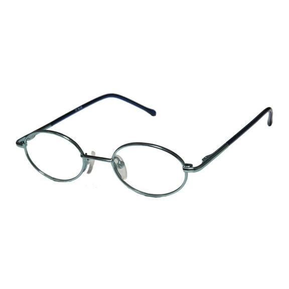 NEW NE 2104 UNISEX/BOYS/GIRLS/KIDS OVAL FULL-RIM BLUE SIMPLE & ELEGANT CHILDREN SIZE CLASSY FRAME DEMO LENSES 39-18-125 SPRING HINGES EYEGLASSES/EYEGLASS FRAME