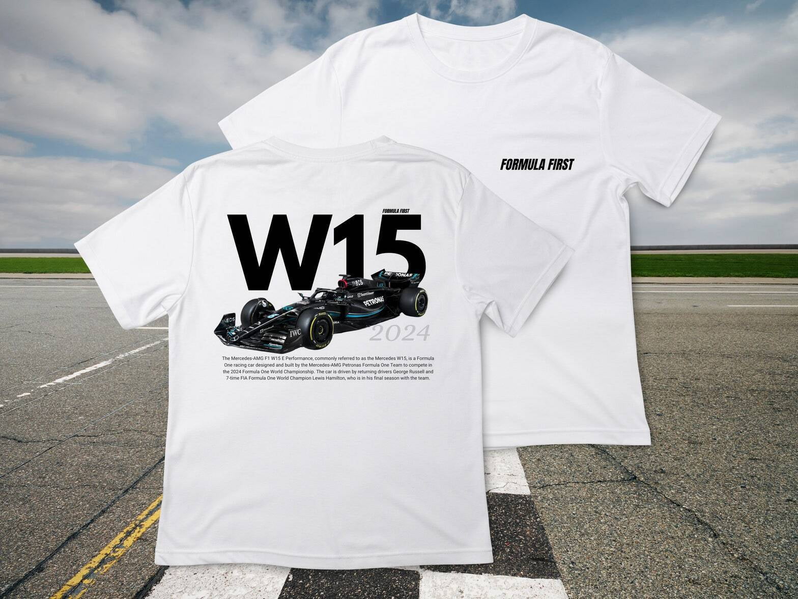 NEW NEW 2024 Formula 1 Car TShirt W11 F1 Vintage Racing