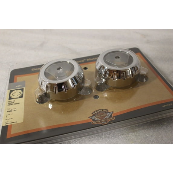 NEW NOS OEM 2002 AND NEWER HARLEY VRSC VROD FLUTED SLIDER JOINT COVER 45190-04