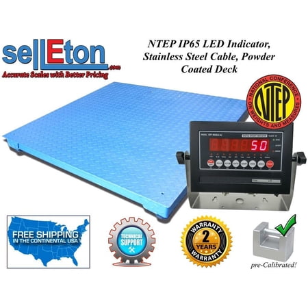 NEW NTEP Legal Industrial warehouse 40" x 40" Floor scale pallet 10,000 x 2 lb