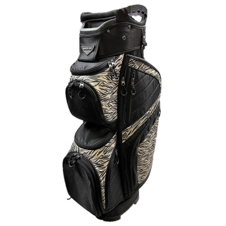 NEW Naples Bay Golf C290P Cart Bag 15-Way Top - Tiger Stripes