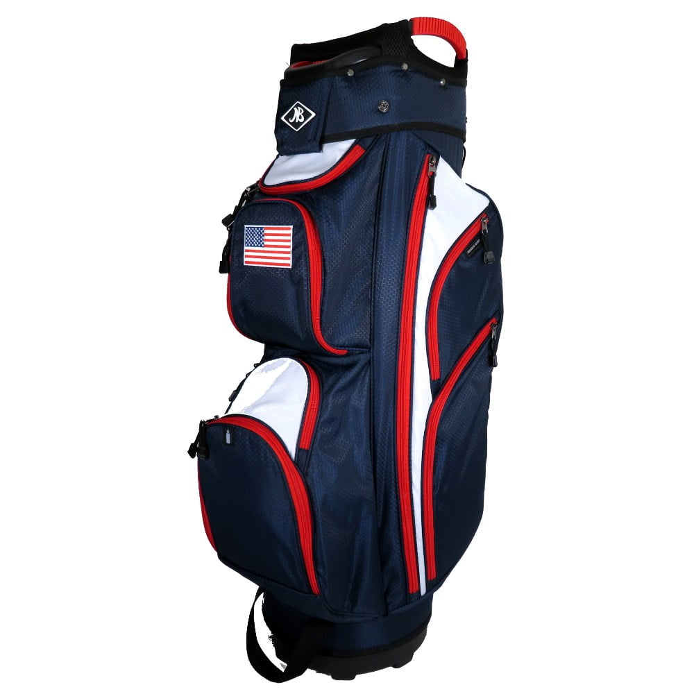Naples Bay 14 way Top USA Flag Golf CT Lite Cart Bag Polyester Multicolor Walmart