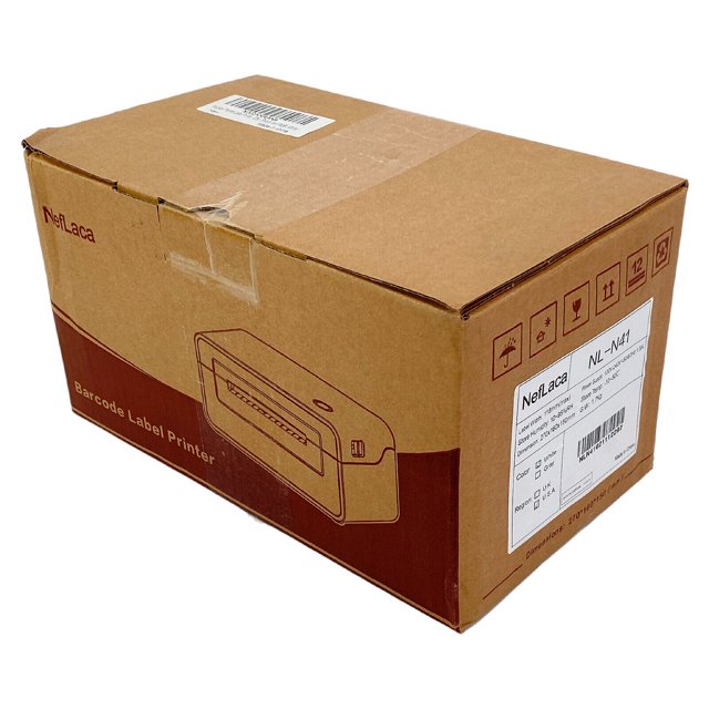 NEW NefLaca NLN41 Compact Direct Thermal Label Printer 4x6 USB White w