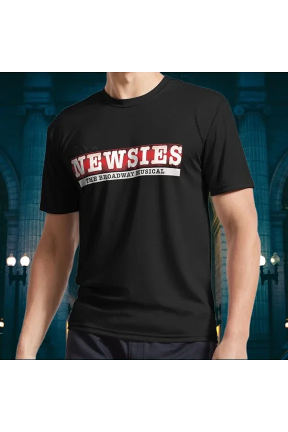 NEW! Newsies Broadway Logo Long Sleeve T-Shirt Funny Size S to 5XL