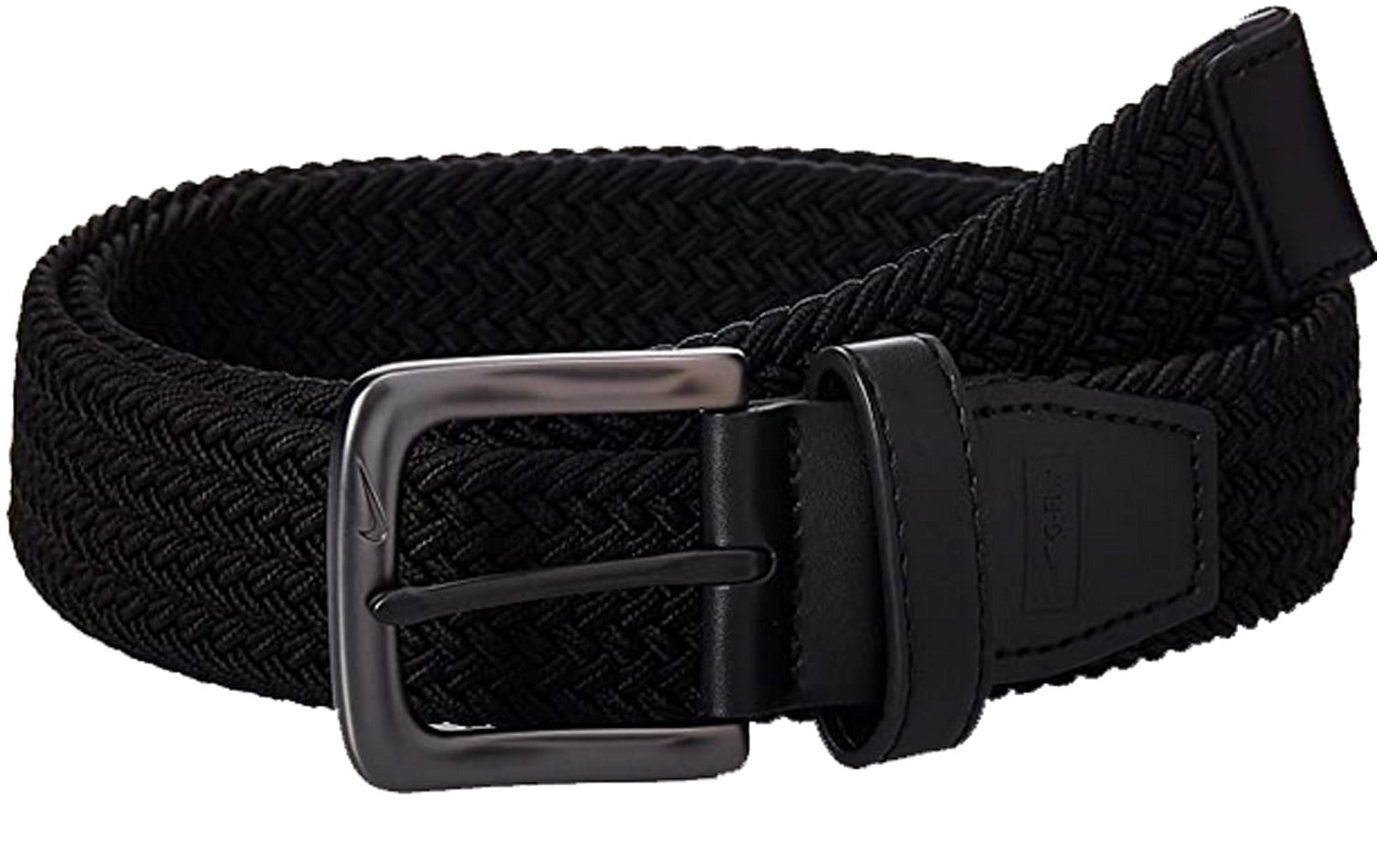 NEW Nike G-Flex Woven Stretch Black Golf Belt Men's Size Medium (36-38) 
